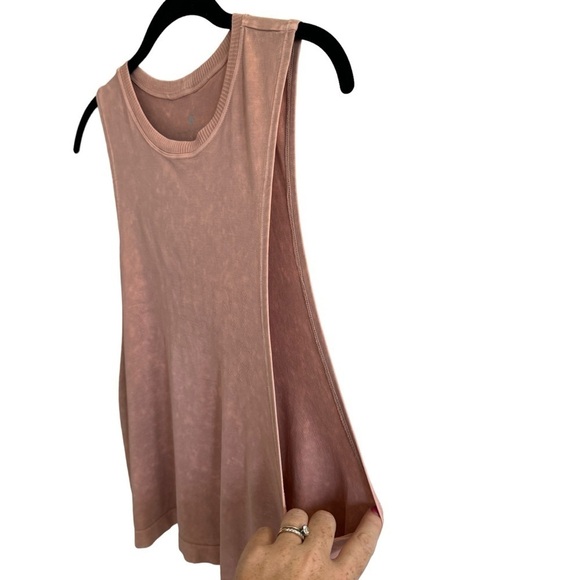 Spiritual Gangster Pink Mineral Washed Logo Muscle Tank, Size M/L - Picture 4 of 8